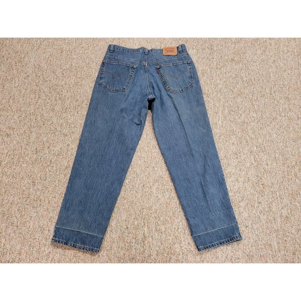 Levi's 550 Relaxed Fit Jeans Mens 38x30 Blue Vintage Denim Tapered Leg Canada